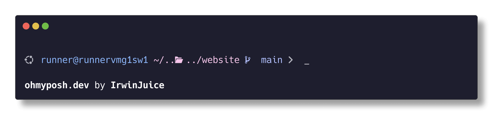 Sample image of the Catppuccin Mocha theme